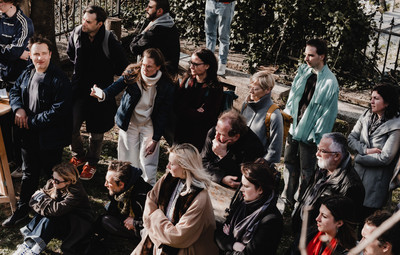 Utrinki z bralnih uprizoritev 10-minutnih besedil študentov AGRFT <em>Foto: Maša Pirc</em>