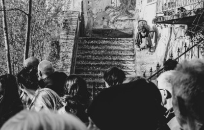 Utrinki z bralnih uprizoritev 10-minutnih besedil študentov AGRFT <em>Foto: Maša Pirc</em>