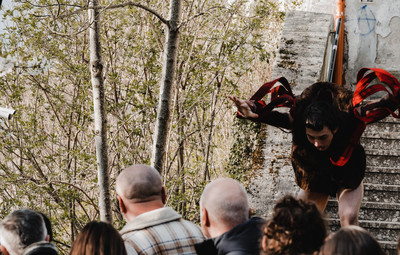 Utrinki z bralnih uprizoritev 10-minutnih besedil študentov AGRFT <em>Foto: Maša Pirc</em>