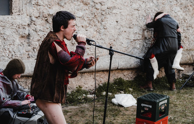 Utrinki z bralnih uprizoritev 10-minutnih besedil študentov AGRFT <em>Foto: Maša Pirc</em>