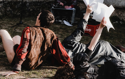 Utrinki z bralnih uprizoritev 10-minutnih besedil študentov AGRFT <em>Foto: Maša Pirc</em>