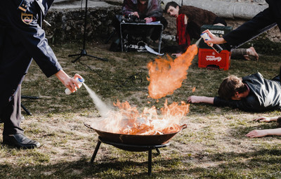 Utrinki z bralnih uprizoritev 10-minutnih besedil študentov AGRFT <em>Foto: Maša Pirc</em>