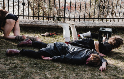 Utrinki z bralnih uprizoritev 10-minutnih besedil študentov AGRFT <em>Foto: Maša Pirc</em>