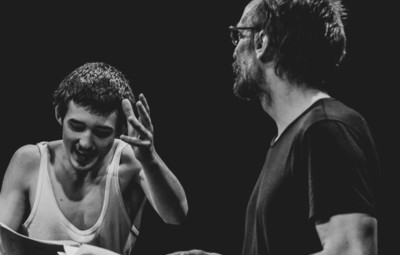 Utrinki z bralnih uprizoritev 10-minutnih besedil študentov AGRFT <em>Foto: Maša Pirc</em>