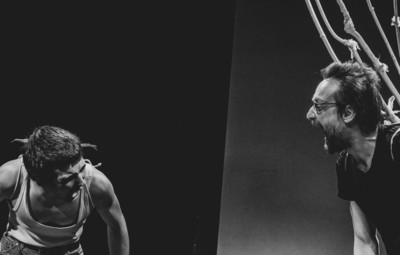 Utrinki z bralnih uprizoritev 10-minutnih besedil študentov AGRFT <em>Foto: Maša Pirc</em>