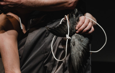 Utrinki z bralnih uprizoritev 10-minutnih besedil študentov AGRFT <em>Foto: Maša Pirc</em>