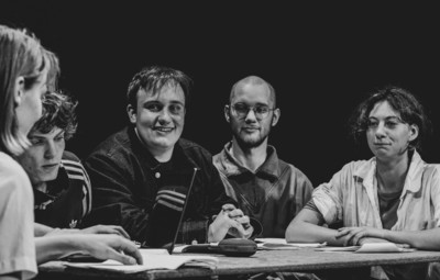 Utrinki z bralnih uprizoritev 10-minutnih besedil študentov AGRFT <em>Foto: Maša Pirc</em>