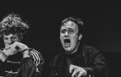 Utrinki z bralnih uprizoritev 10-minutnih besedil študentov AGRFT <em>Foto: Maša Pirc</em>