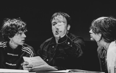 Utrinki z bralnih uprizoritev 10-minutnih besedil študentov AGRFT <em>Foto: Maša Pirc</em>