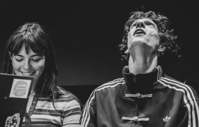 Utrinki z bralnih uprizoritev 10-minutnih besedil študentov AGRFT <em>Foto: Maša Pirc</em>