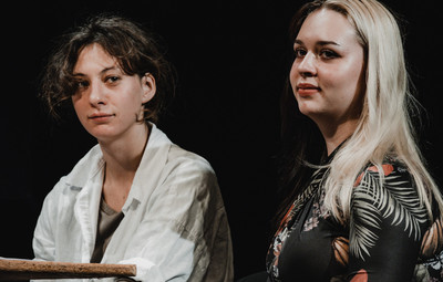 Utrinki z bralnih uprizoritev 10-minutnih besedil študentov AGRFT <em>Foto: Maša Pirc</em>