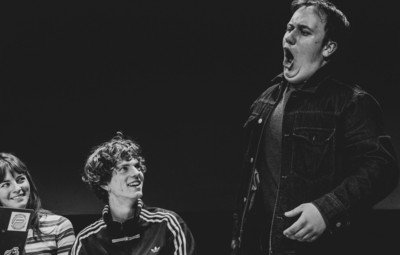 Utrinki z bralnih uprizoritev 10-minutnih besedil študentov AGRFT <em>Foto: Maša Pirc</em>