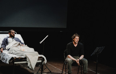 Utrinki z bralnih uprizoritev 10-minutnih besedil študentov AGRFT <em>Foto: Maša Pirc</em>