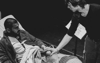 Utrinki z bralnih uprizoritev 10-minutnih besedil študentov AGRFT <em>Foto: Maša Pirc</em>