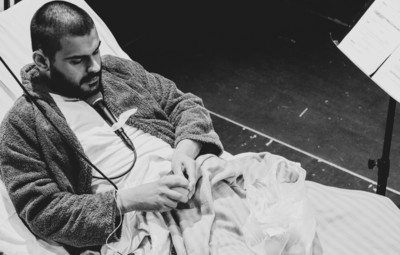 Utrinki z bralnih uprizoritev 10-minutnih besedil študentov AGRFT <em>Foto: Maša Pirc</em>