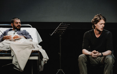 Utrinki z bralnih uprizoritev 10-minutnih besedil študentov AGRFT <em>Foto: Maša Pirc</em>