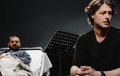 Utrinki z bralnih uprizoritev 10-minutnih besedil študentov AGRFT <em>Foto: Maša Pirc</em>