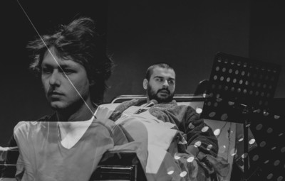 Utrinki z bralnih uprizoritev 10-minutnih besedil študentov AGRFT <em>Foto: Maša Pirc</em>