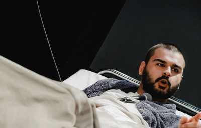 Utrinki z bralnih uprizoritev 10-minutnih besedil študentov AGRFT <em>Foto: Maša Pirc</em>