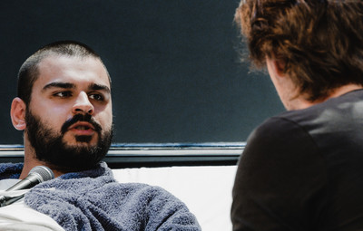 Utrinki z bralnih uprizoritev 10-minutnih besedil študentov AGRFT <em>Foto: Maša Pirc</em>