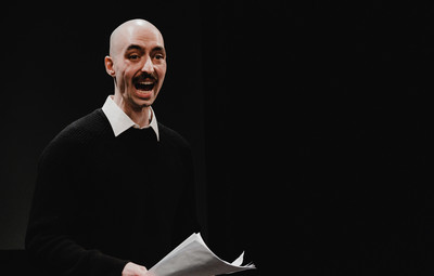 Utrinki z bralnih uprizoritev 10-minutnih besedil študentov AGRFT <em>Foto: Maša Pirc</em>