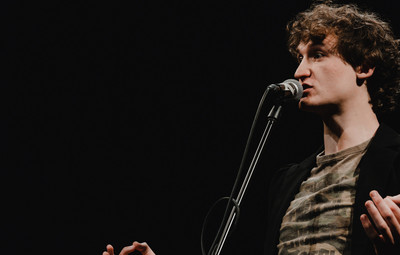 Utrinki z bralnih uprizoritev 10-minutnih besedil študentov AGRFT <em>Foto: Maša Pirc</em>