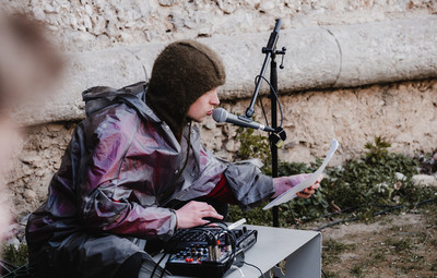 Utrinki z bralnih uprizoritev 10-minutnih besedil študentov AGRFT <em>Foto: Maša Pirc</em>