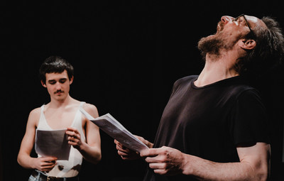 Utrinki z bralnih uprizoritev 10-minutnih besedil študentov AGRFT <em>Foto: Maša Pirc</em>