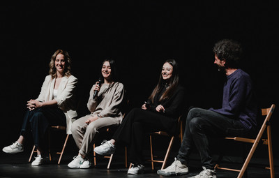 Utrinki s projekcije filma Novi sošolci in pogovora z ustvarjalci <em>Foto: Maša Pirc</em>