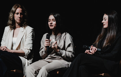 Utrinki s projekcije filma Novi sošolci in pogovora z ustvarjalci <em>Foto: Maša Pirc</em>