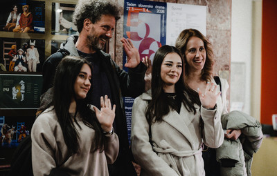 Utrinki s projekcije filma Novi sošolci in pogovora z ustvarjalci <em>Foto: Maša Pirc</em>