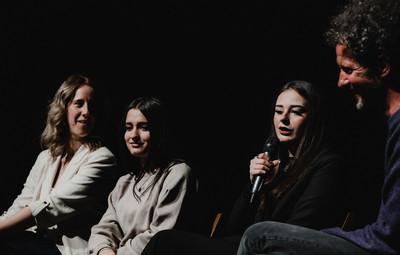 Utrinki s projekcije filma Novi sošolci in pogovora z ustvarjalci <em>Foto: Maša Pirc</em>