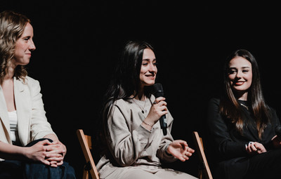 Utrinki s projekcije filma Novi sošolci in pogovora z ustvarjalci <em>Foto: Maša Pirc</em>