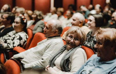 Utrinki s projekcije filma Novi sošolci in pogovora z ustvarjalci <em>Foto: Maša Pirc</em>