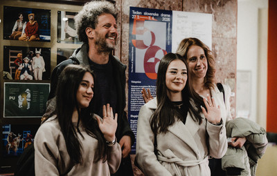 Utrinki s projekcije filma Novi sošolci in pogovora z ustvarjalci <em>Foto: Maša Pirc</em>