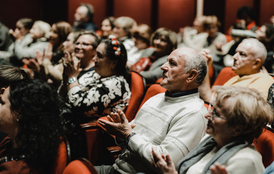 Utrinki s projekcije filma Novi sošolci in pogovora z ustvarjalci <em>Foto: Maša Pirc</em>