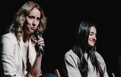 Utrinki s projekcije filma Novi sošolci in pogovora z ustvarjalci <em>Foto: Maša Pirc</em>