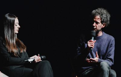 Utrinki s projekcije filma Novi sošolci in pogovora z ustvarjalci <em>Foto: Maša Pirc</em>