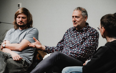 Utrinki z okrogle mize Med dramskim in gledališkim besedilom <em>Foto: Maša Pirc</em>