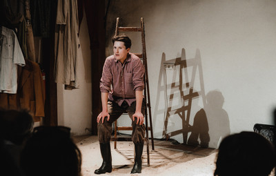 Utrinki s premiere produkcije Pasijon po Petru ali dolga pot domov <em>Foto: Maša Pirc</em>