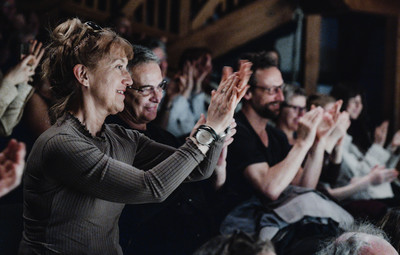 Utrinki s premiere produkcije Pasijon po Petru ali dolga pot domov <em>Foto: Maša Pirc</em>