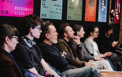 Utrinki s pogovora o(b) knjigi Urjenja v nestrinjanju <em>Foto: Maša Pirc</em>