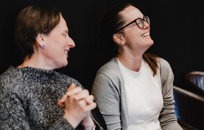 Utrinki s pogovora o(b) knjigi Urjenja v nestrinjanju <em>Foto: Maša Pirc</em>