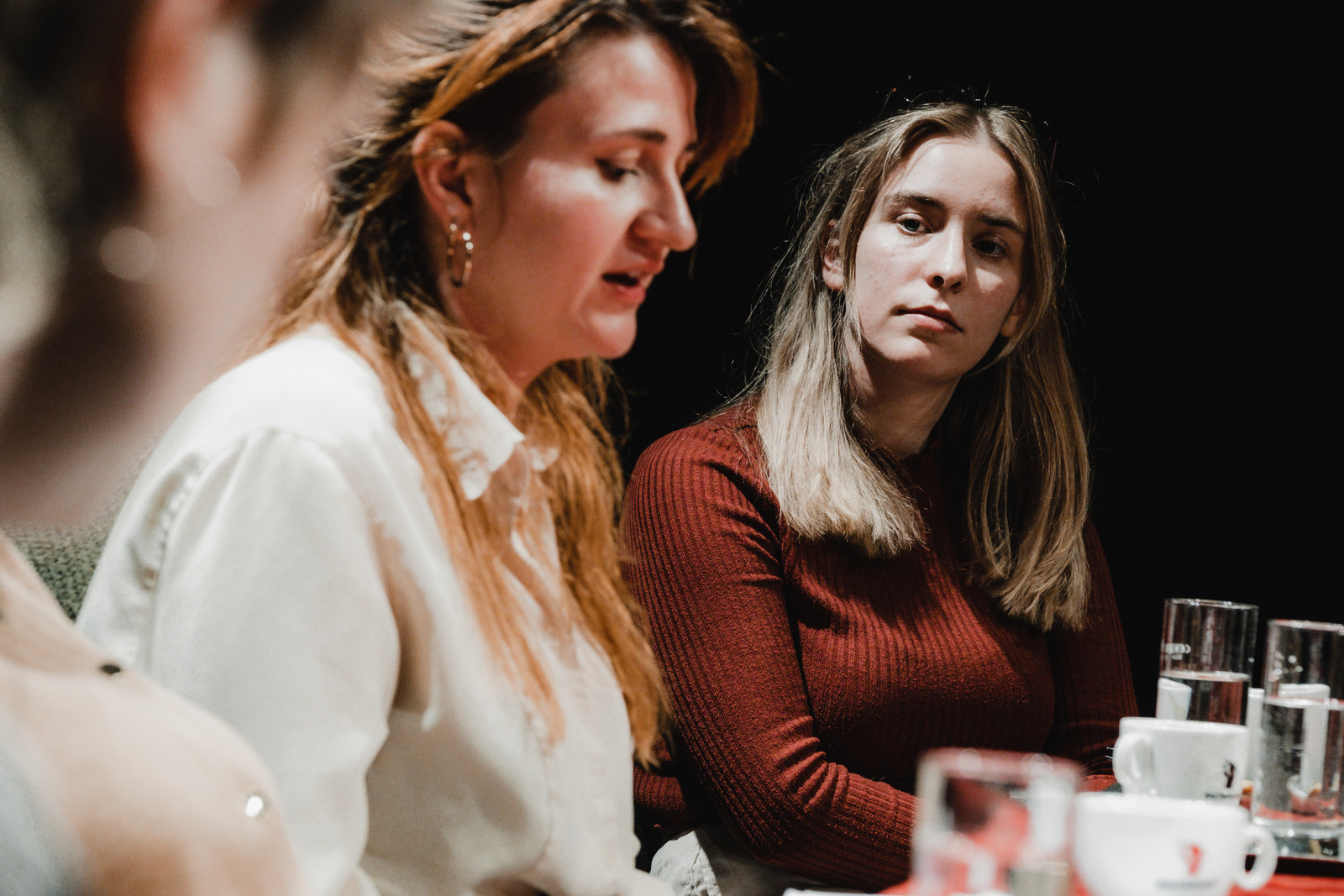 Utrinki z okrogle mize Reprezentacija žensk: Pregled stanja v slovenski gledališki krajini <em>Foto: Maša Pirc</em>