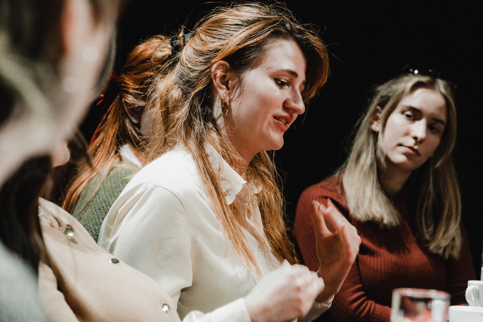 Utrinki z okrogle mize Reprezentacija žensk: Pregled stanja v slovenski gledališki krajini <em>Foto: Maša Pirc</em>