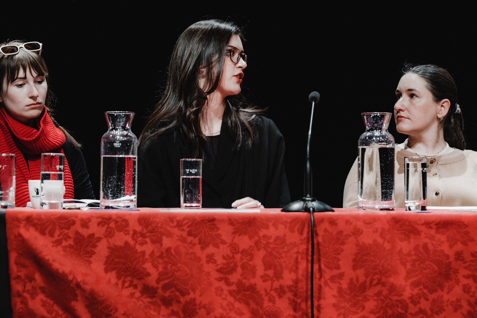 Utrinki z okrogle mize Reprezentacija žensk: Pregled stanja v slovenski gledališki krajini <em>Foto: Maša Pirc</em>