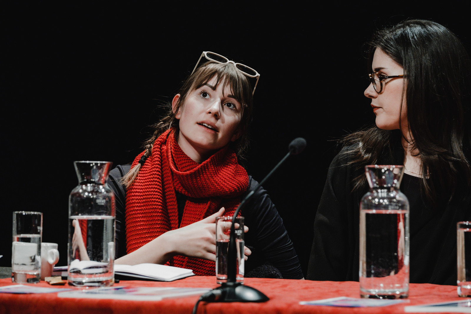 Utrinki z okrogle mize Reprezentacija žensk: Pregled stanja v slovenski gledališki krajini <em>Foto: Maša Pirc</em>