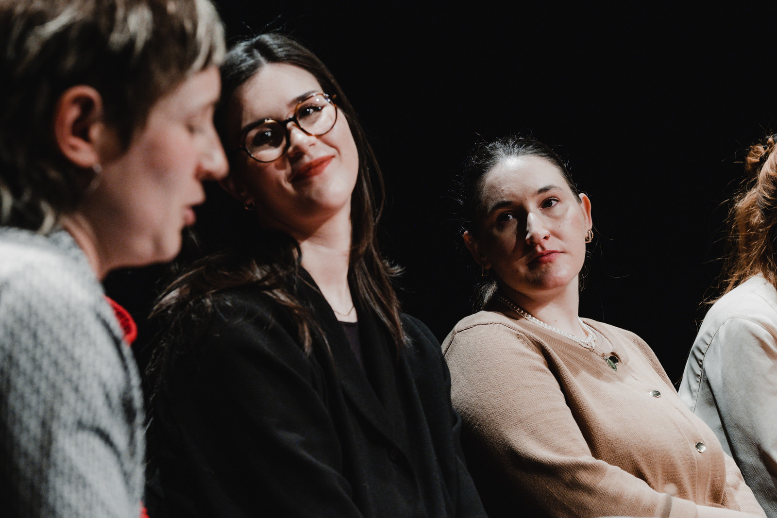 Utrinki z okrogle mize Reprezentacija žensk: Pregled stanja v slovenski gledališki krajini <em>Foto: Maša Pirc</em>