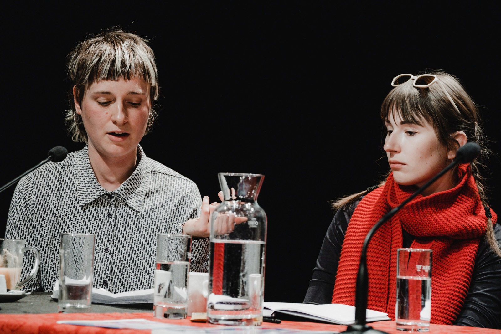 Utrinki z okrogle mize Reprezentacija žensk: Pregled stanja v slovenski gledališki krajini <em>Foto: Maša Pirc</em>