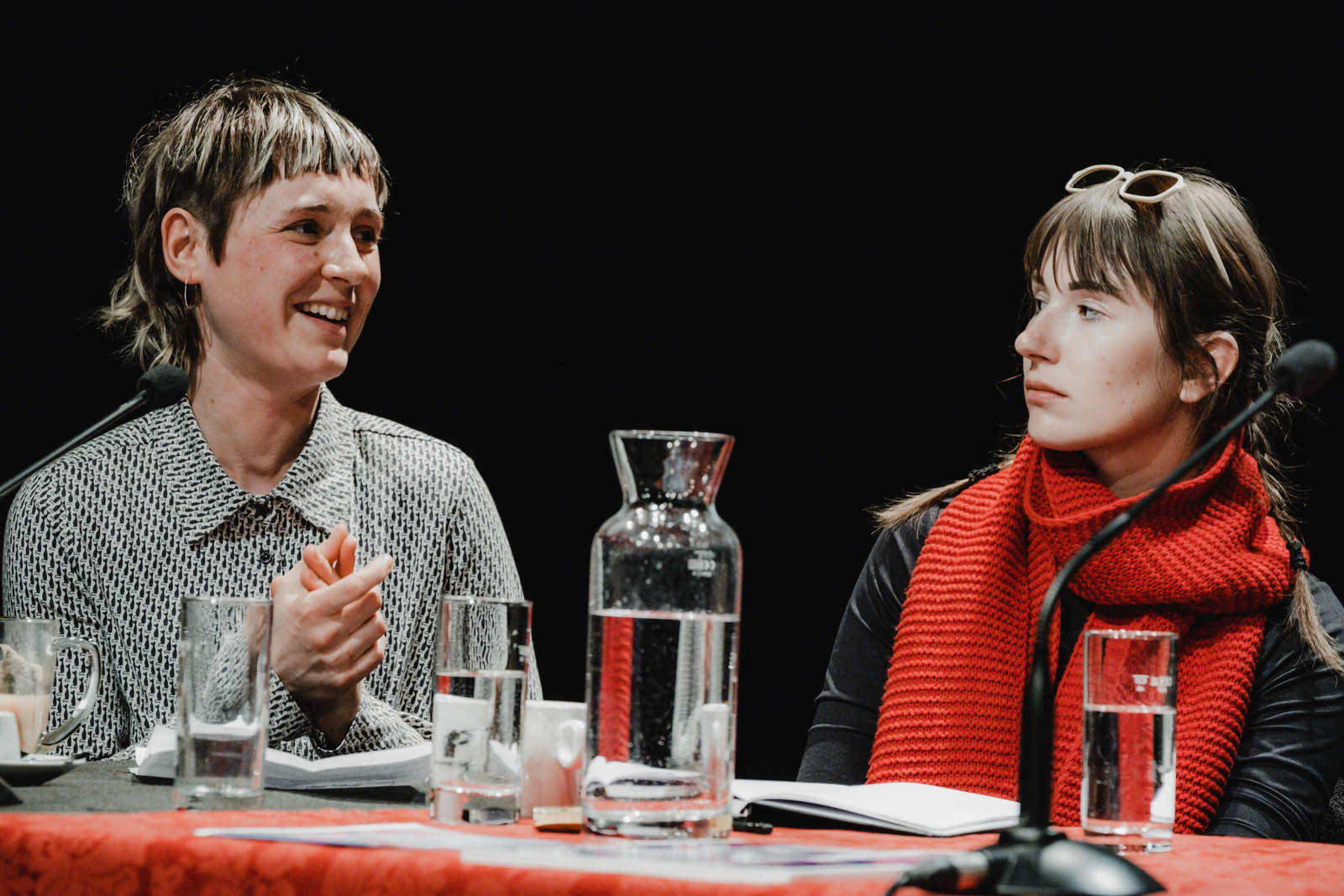 Utrinki z okrogle mize Reprezentacija žensk: Pregled stanja v slovenski gledališki krajini <em>Foto: Maša Pirc</em>